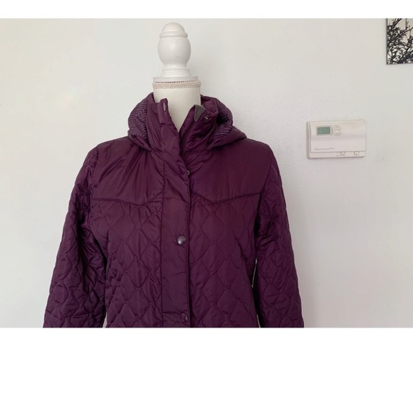 Under Armour Storm Purple Hooded Quilted Puffer Coat Size Medium - Picture 7 of 12